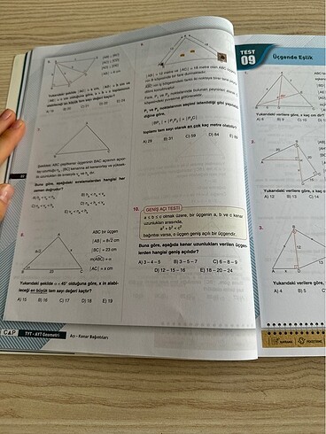  Beden ÇAP YAYINLARI TYT AYT GEOMETRİ SORU BANKASI