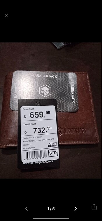 Beden kahverengi Renk Cüzdan