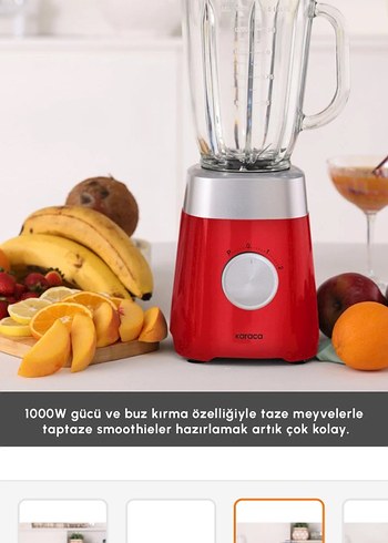 Kırmızı Karaca Blender - Görsel 3
