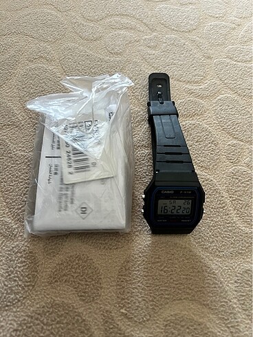 Casio F-91W-1DG Asker Saati