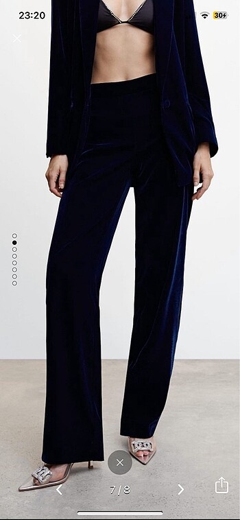 Mango kadife takım - Görsel 7