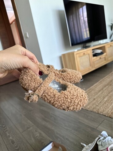 Hakiki deri Teddy babet