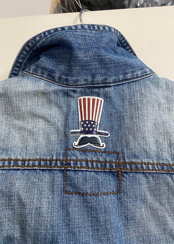 Kot ceket Zara marka 7 yaş - Görsel 4