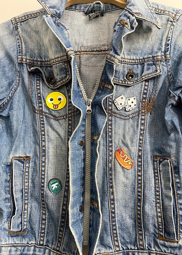 Kot ceket Zara marka 7 yaş - Görsel 3