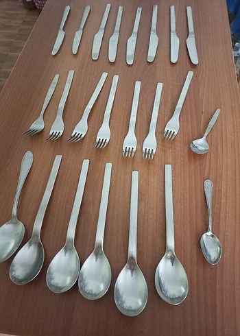Diğer Gri Paslanmaz Çelik Çatal Kaşık Bıçak Seti