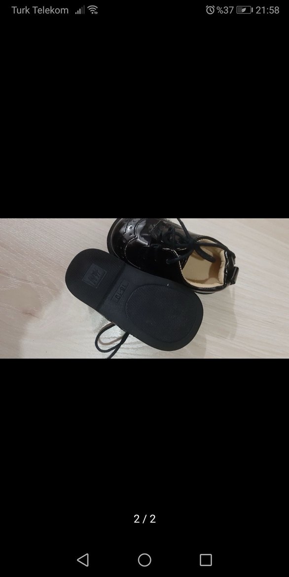 Erkek Çocuk Siyah Bağcıklı Özel Ayakkabı - Görsel 4