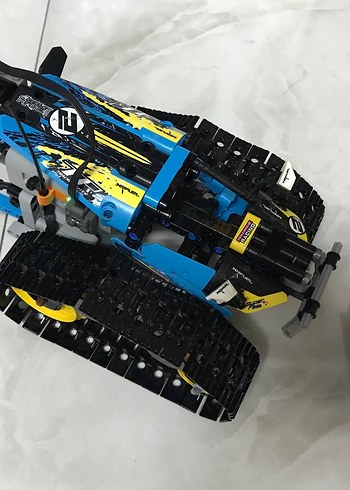 Mavi Lego Technic Paletli Araç 42095 power hub kumanda - Görsel 6