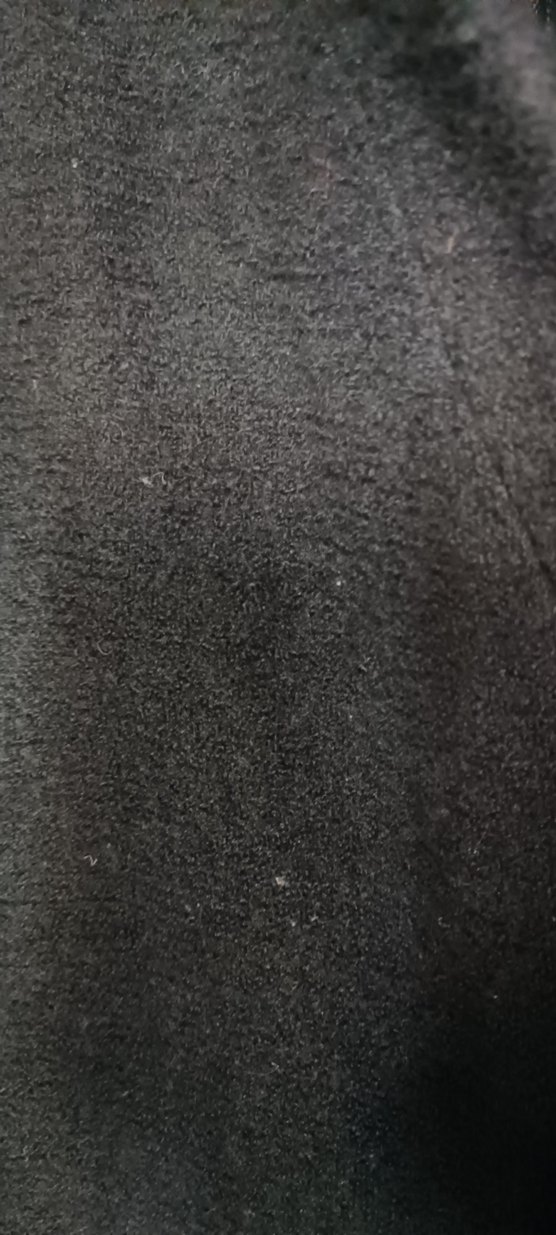 Siyah Midi Erkek Palto, Notch Yaka, Regular Fit - Görsel 3