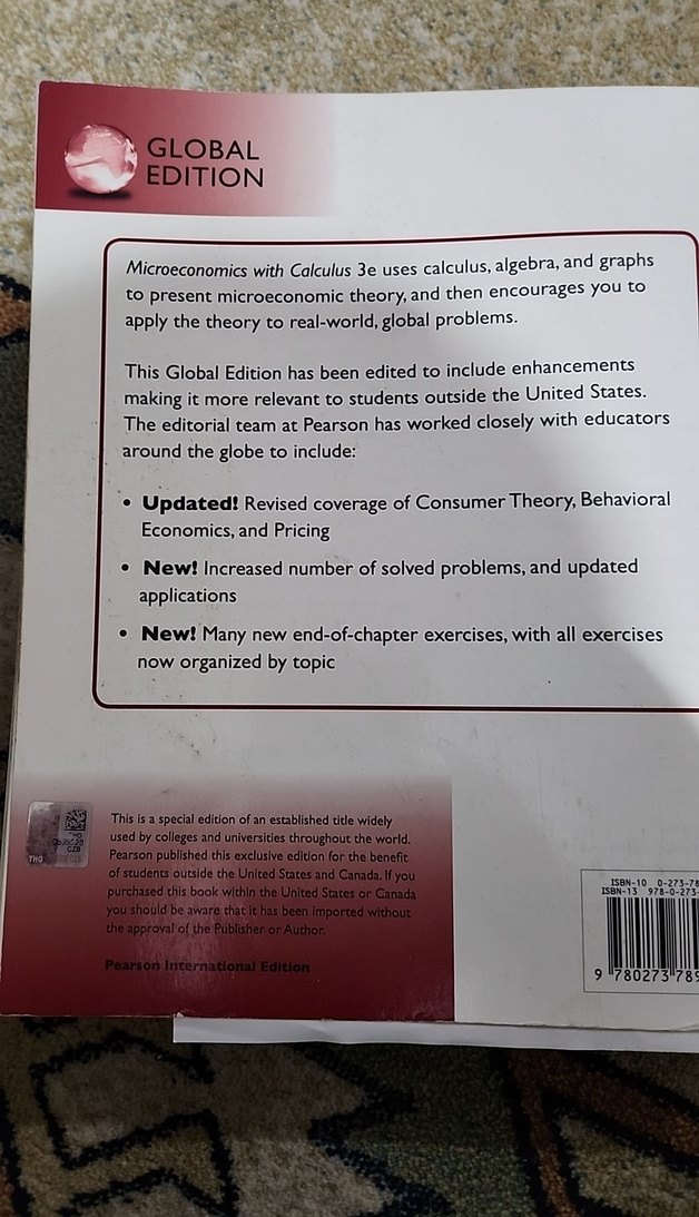 Microeconomics with Calculus - Jeffrey M. Perloff - Görsel 2