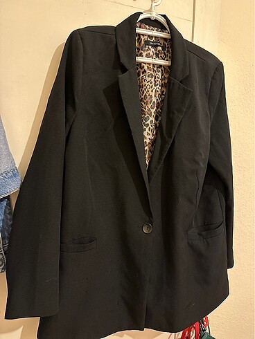 Trendyol marka 46 beden siyah blazer ceket