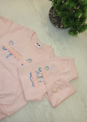 24-36 Ay Beden Pembe Girls Detaylı İkili Takım