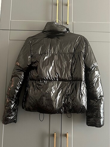 36 Beden siyah Renk Siyah bomber mont