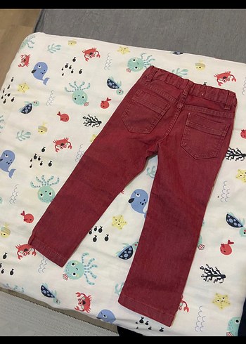 LC Waikiki Erkek çocuk bordo Kot Pantolon
