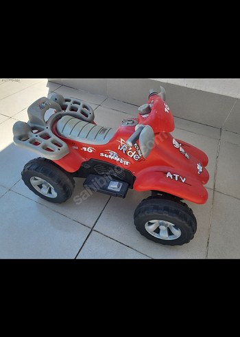 Kırmızı Akülü ATV Motor - Görsel 2