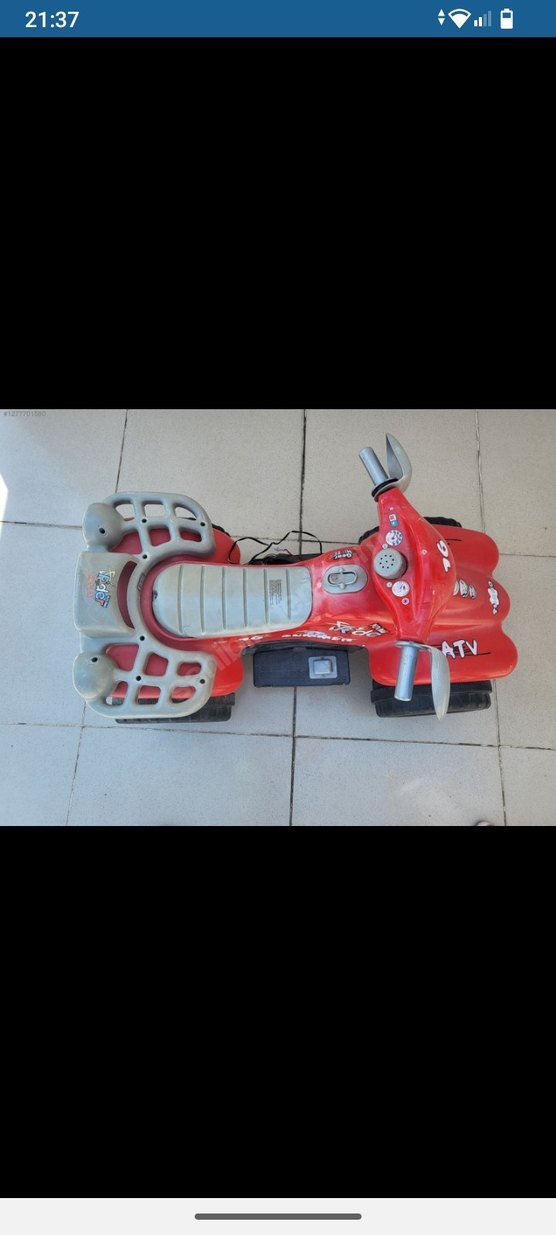 Kırmızı Akülü ATV Motor - Görsel 4