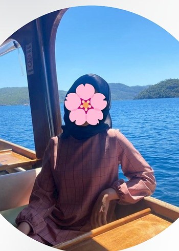 gül kurusu tesettür takım - Görsel 3