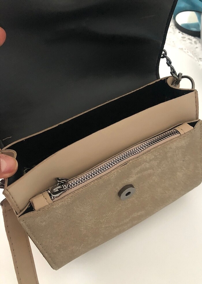 Bej Renkli Zara Çanta - Görsel 2