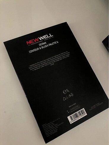  Beden Renk NewWell Allık/Kontür Paleti