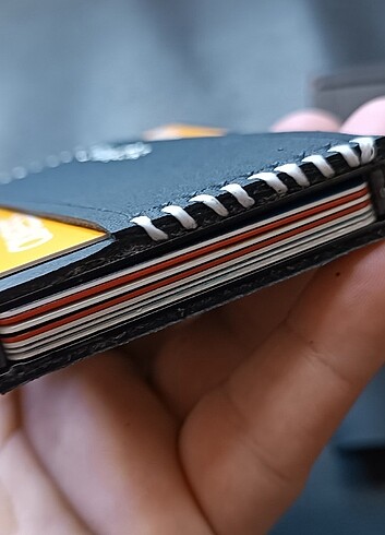 Beden Beşiktaş hakiki deri mekanizmalı kartlık
