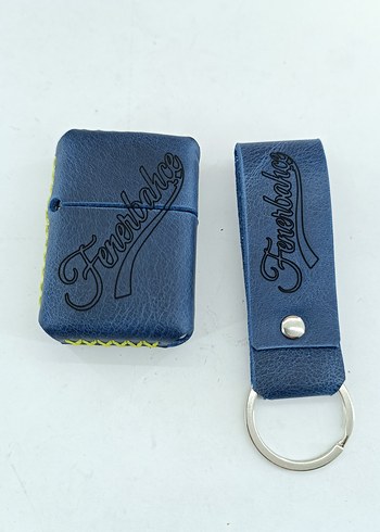 Fenerbahçe hakiki deri kişiye özel benzinli çakmak - Görsel 4