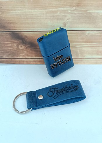 Fenerbahçe hakiki deri kişiye özel benzinli çakmak - Görsel 2