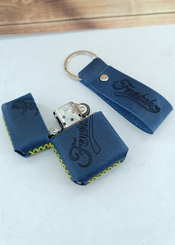 Fenerbahçe hakiki deri kişiye özel benzinli çakmak - Görsel 7