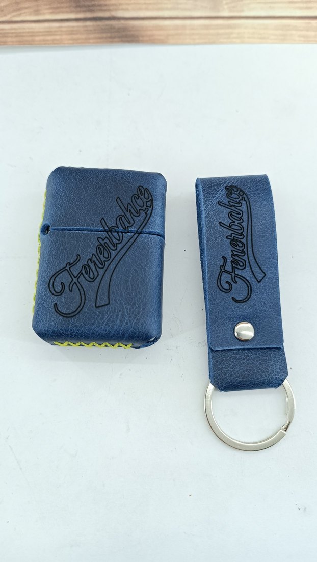 Fenerbahçe hakiki deri kişiye özel benzinli çakmak - Görsel 4