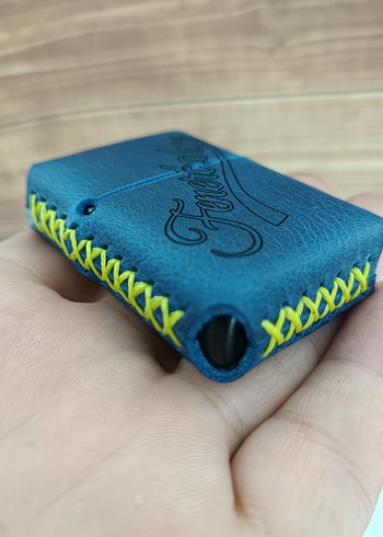 Fenerbahçe Hakiki deri kişiye özel benzinli çakmak - Görsel 8