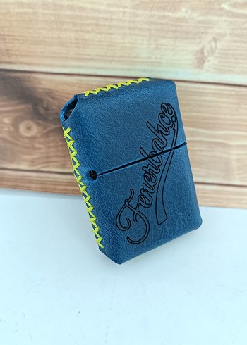 Fenerbahçe Hakiki deri kişiye özel benzinli çakmak - Görsel 2