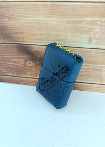 Fenerbahçe Hakiki deri kişiye özel benzinli çakmak - Görsel 11