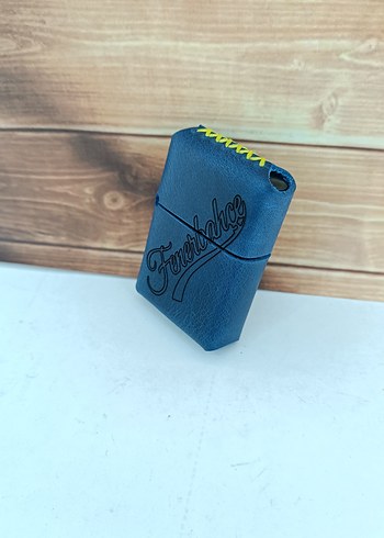 Fenerbahçe Hakiki deri kişiye özel benzinli çakmak - Görsel 10