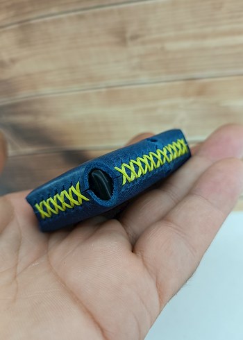 Fenerbahçe Hakiki deri kişiye özel benzinli çakmak - Görsel 6