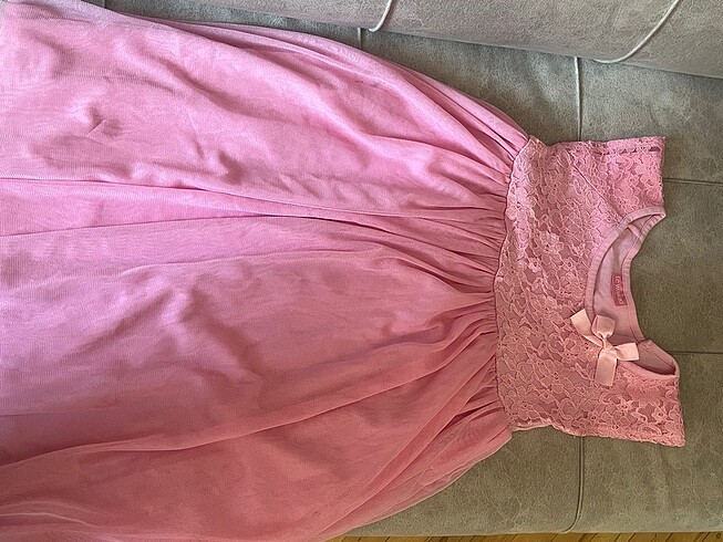 Pembe elbise - Görsel 3