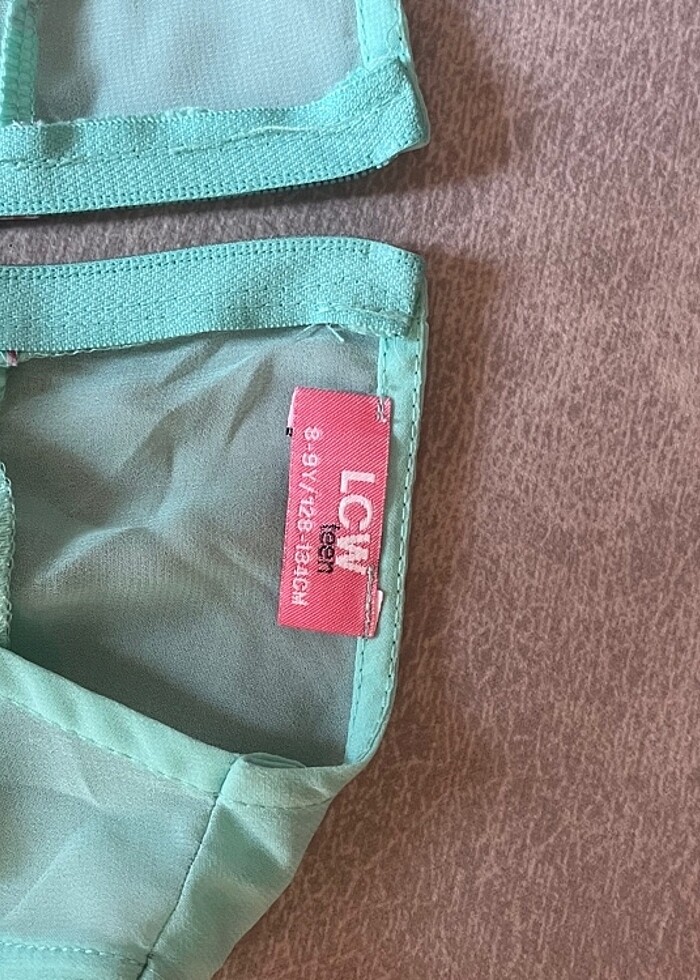 Su yeşili elbise - Görsel 2