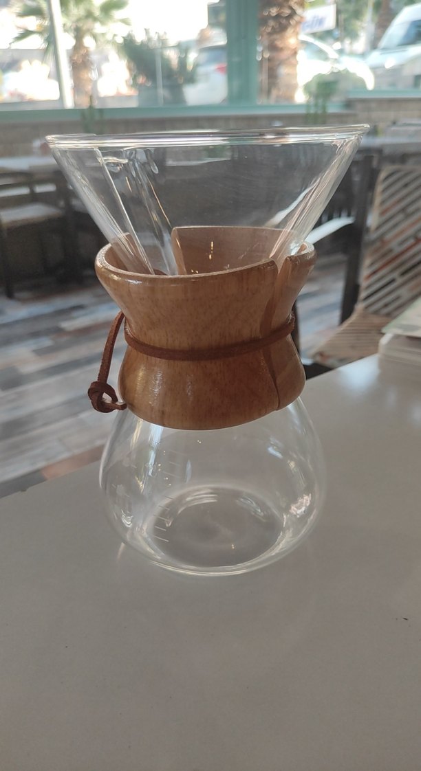 Bej Parlak Cam Kahve Demleme Aparatı - Görsel 2