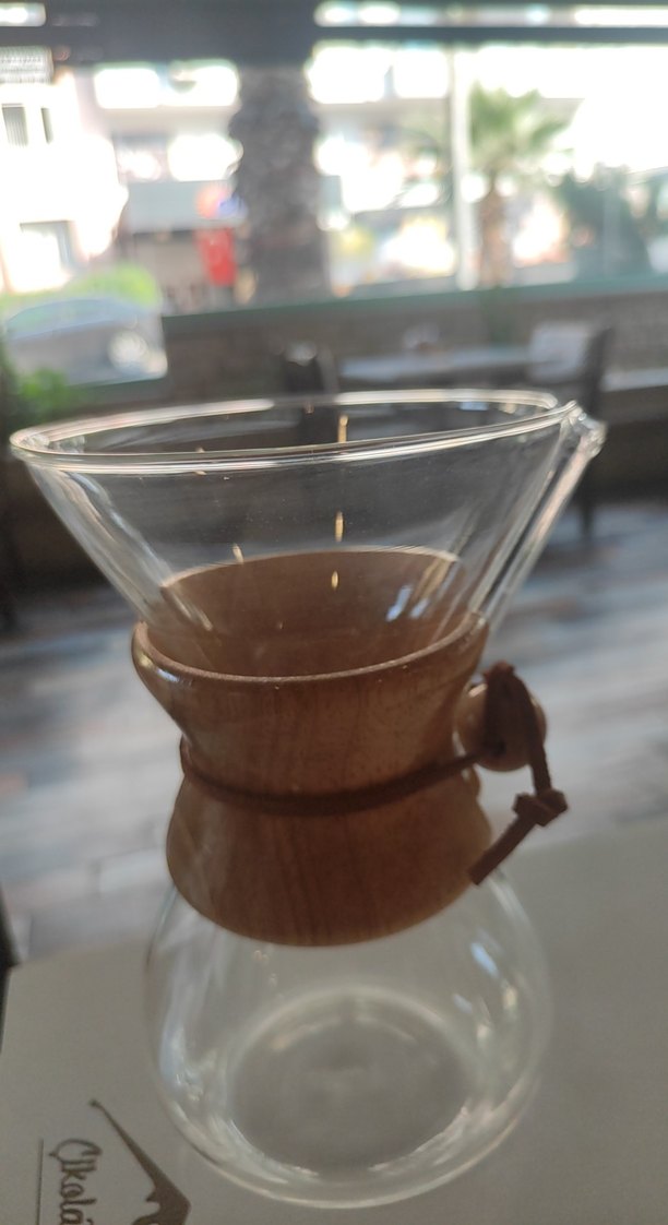 Bej Parlak Cam Kahve Demleme Aparatı - Görsel 4