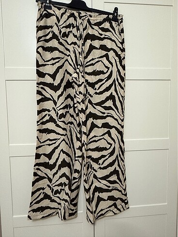 Zara Zara zebra dokulu pantolon