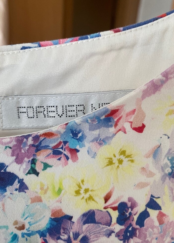 36 beden forever new marka çiçekli elbise - Görsel 4