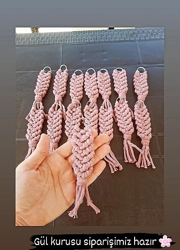 Makrome anahtarlık 