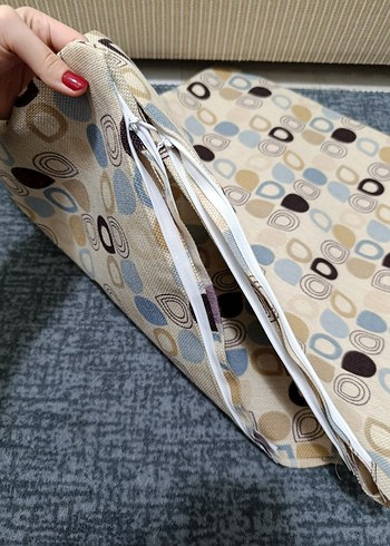 2 Adet Desenli Kırlent Kılıfı - Görsel 3