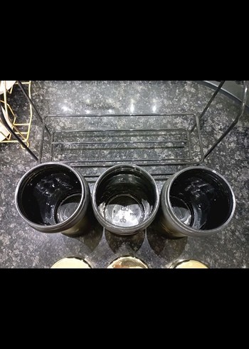 Çay/Kahve/Şeker Cam Kavanozları - Görsel 3