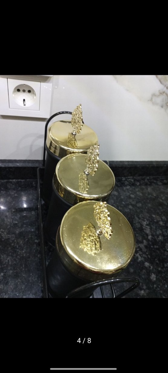 Çay/Kahve/Şeker Cam Kavanozları - Görsel 4