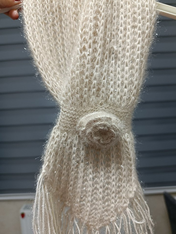 Kadın Simli El Örmesi Flör - Görsel 2