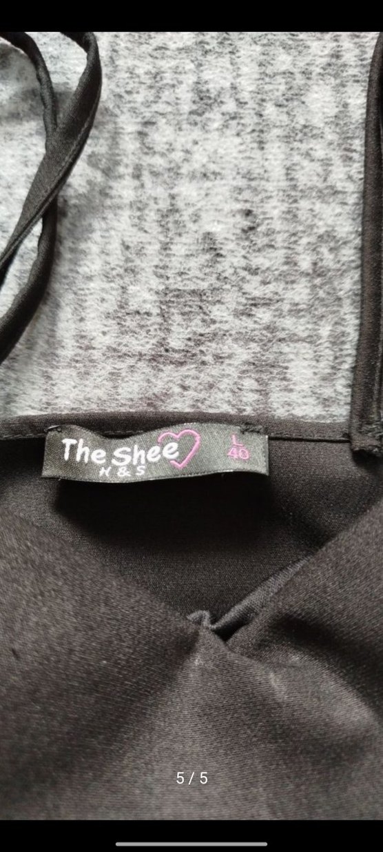 Askılı Siyah Crop - Görsel 5