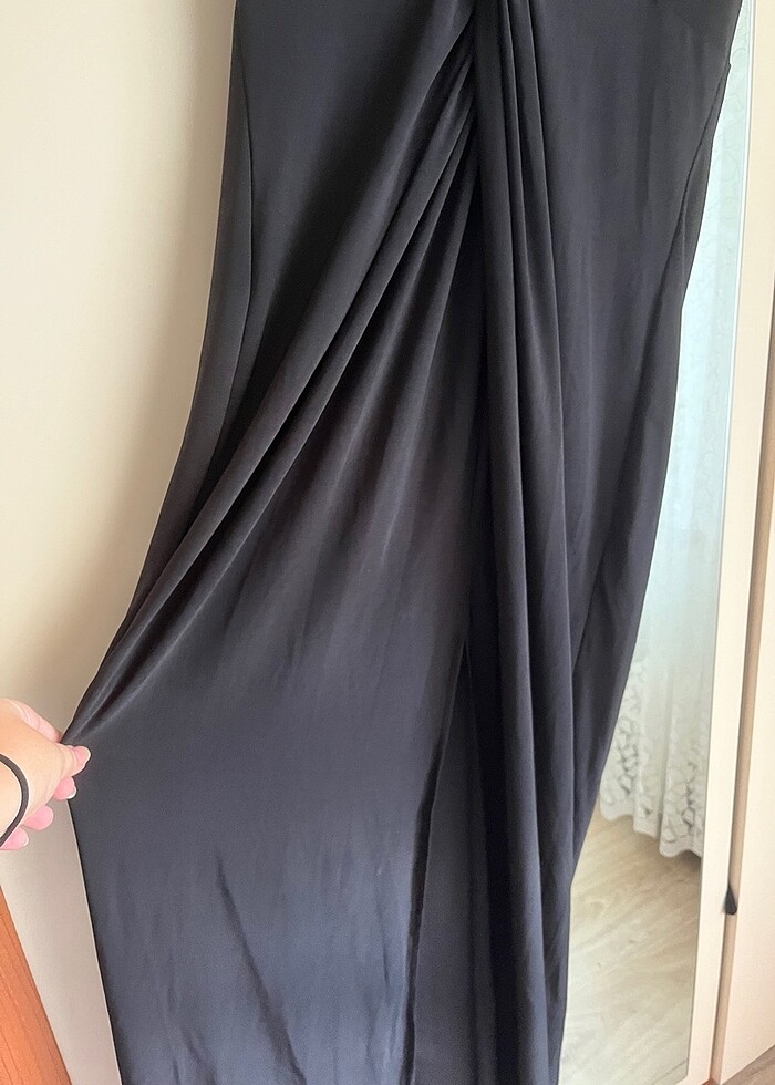 uzun yırtmaçlı elbise hiç giyilmedi. - Görsel 5