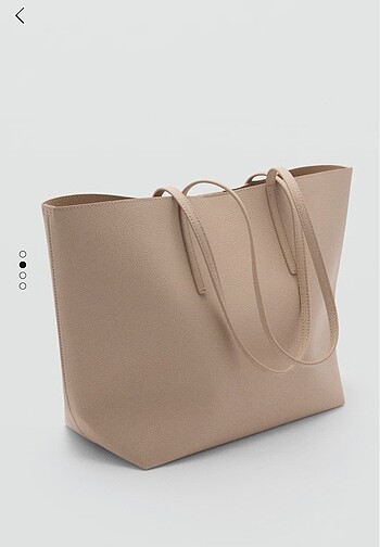 Mango pürtüklü shopper çanta