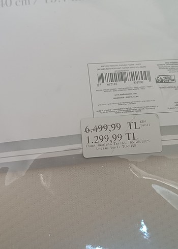 Madame Coco Visco Jel Dolgulu Yastık - Görsel 2