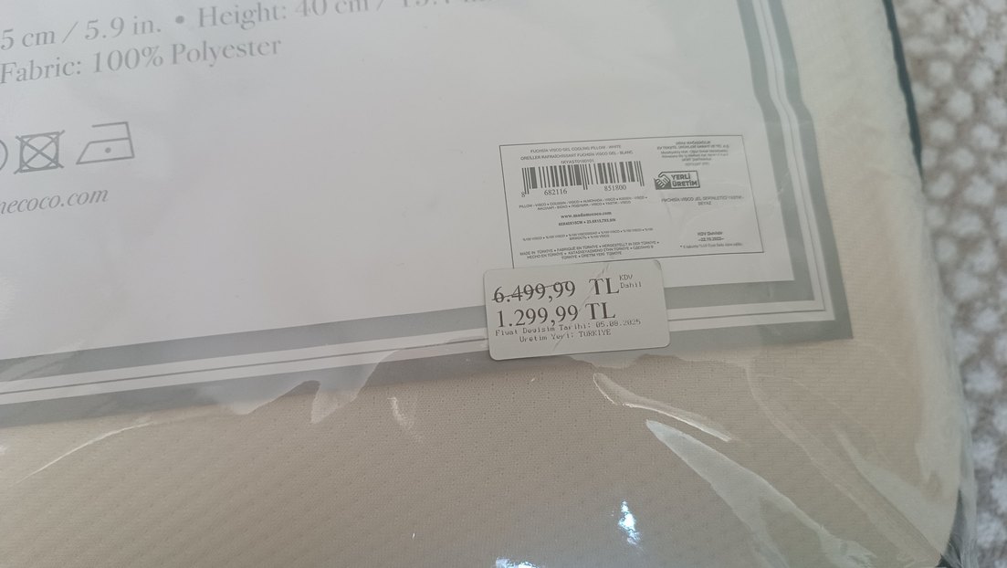 Madame Coco Visco Jel Dolgulu Yastık - Görsel 2