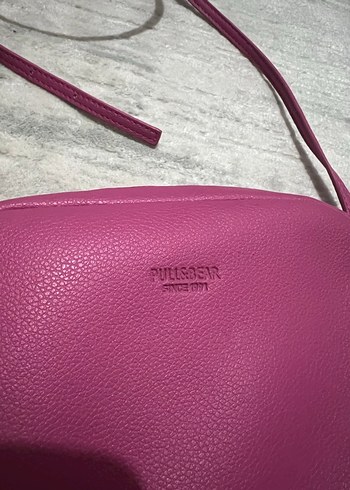 Pembe Deri Kadın Çapraz Çanta - Görsel 2