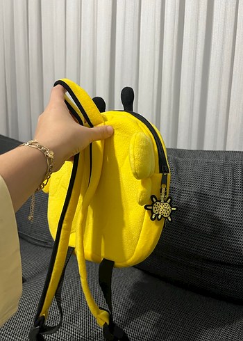 Sarı Arı Desenli Çocuk Okul Çantası - Görsel 3